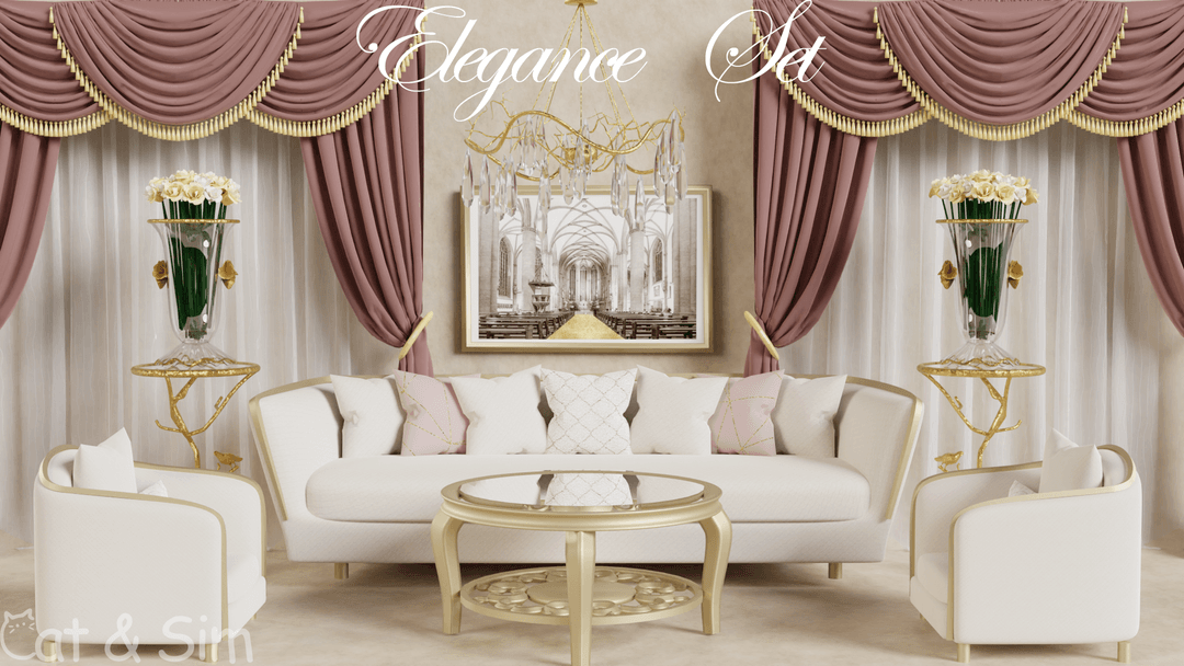 Скриншот мода Набор предметов для гостиной Elegance living room